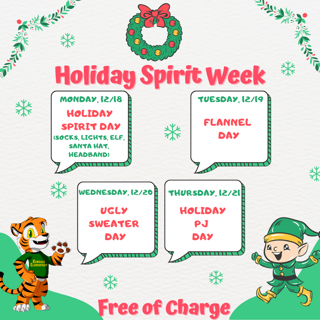 Holiday Spirit Week