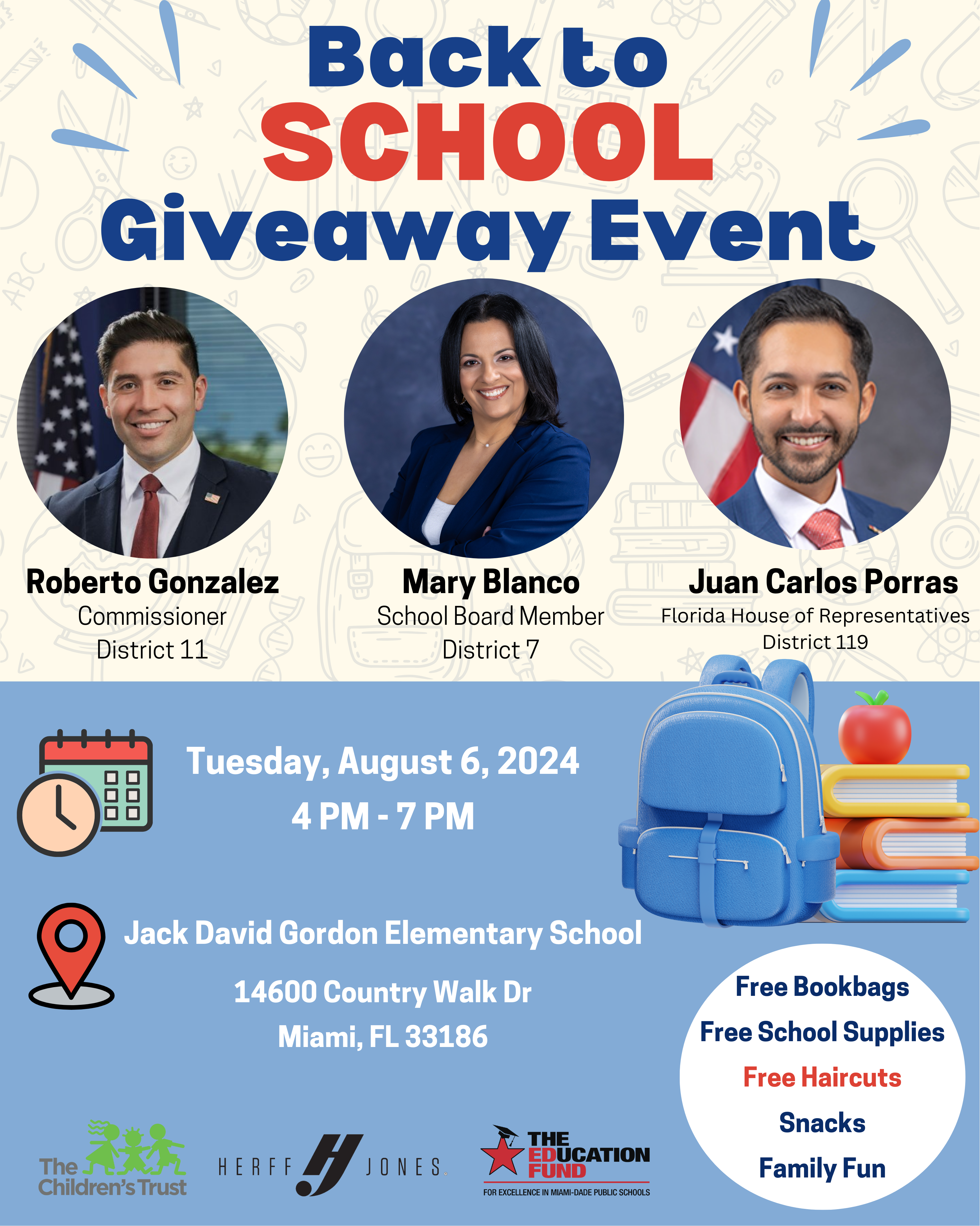 Back To School Giveaway Event